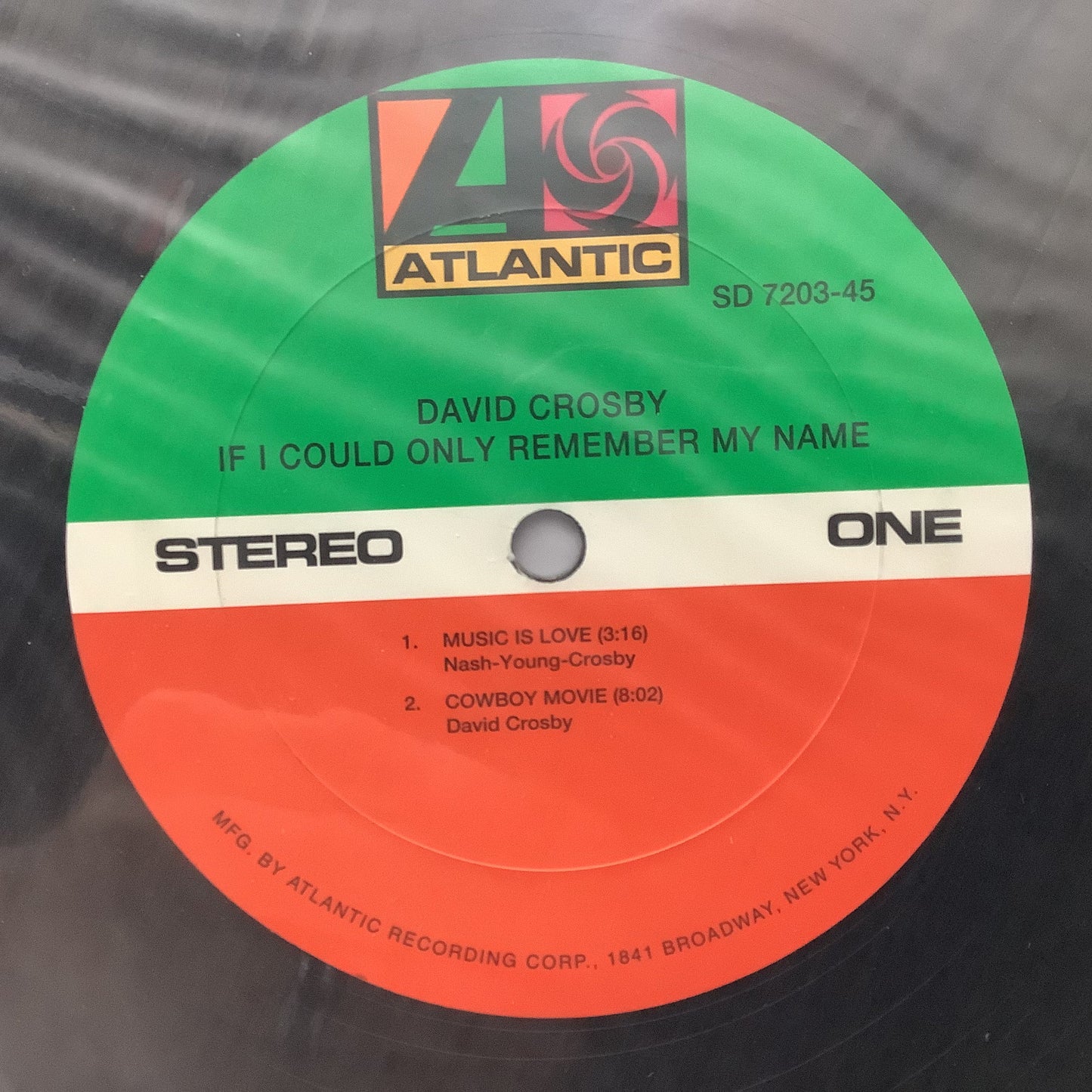 David Crosby - If I Could Only Remember My Name - Classic 45RPM 4x LP Vinyl Record Hub