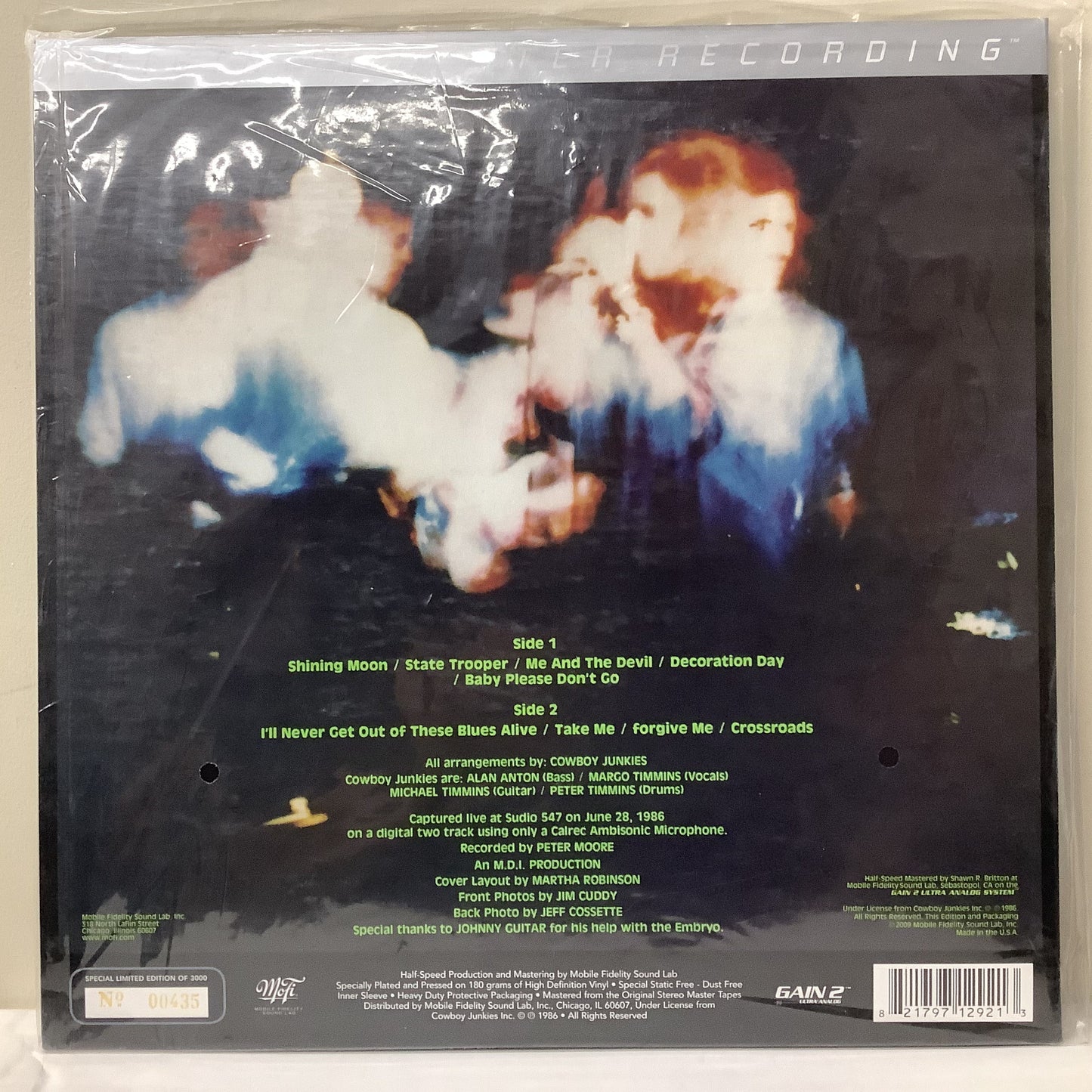 Cowboy Junkies - Whites Off Earth Now!! - MFSL LP Vinyl Record Hub