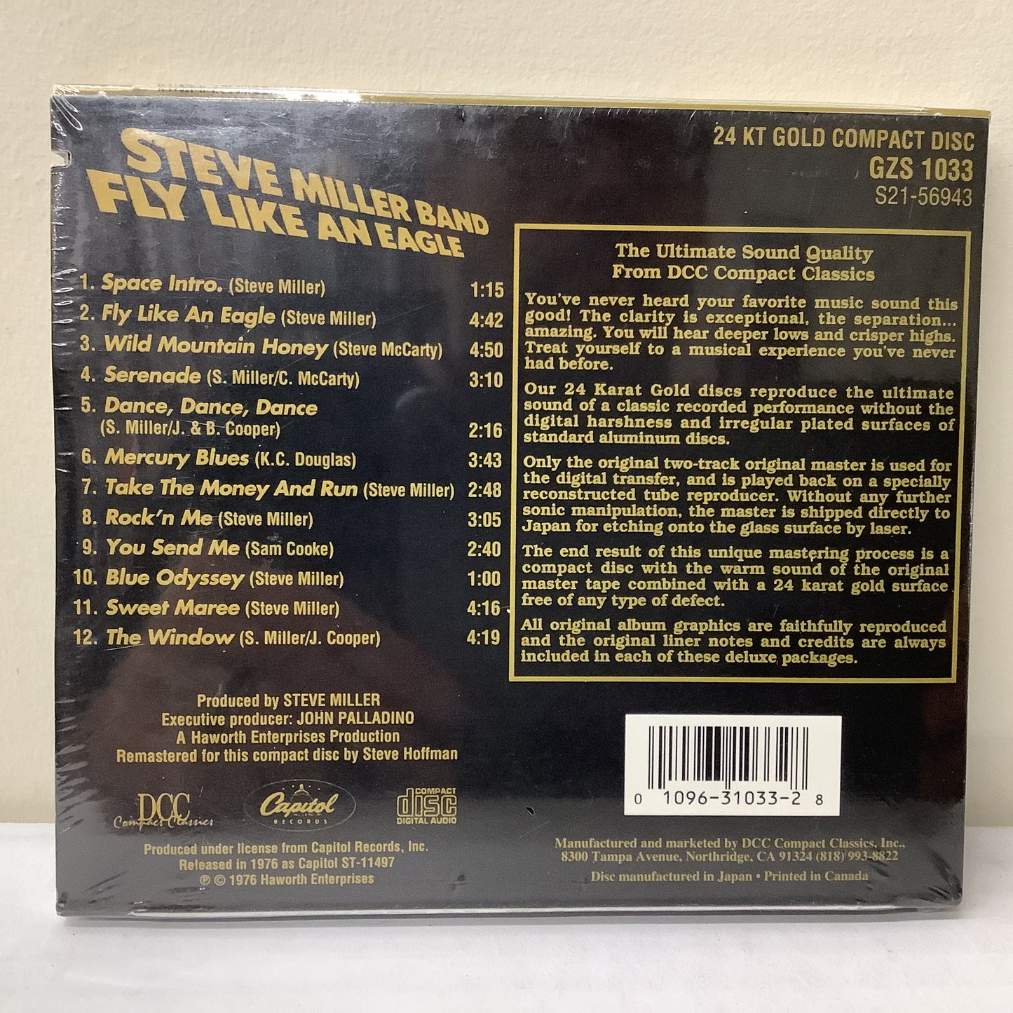 Steve Miller Band - Fly Like an Eagle - DCC CD Vinyl Record Hub