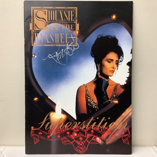 Siouxsie & The Banshees - Autographed Superstition Tour Program Vinyl Record Hub