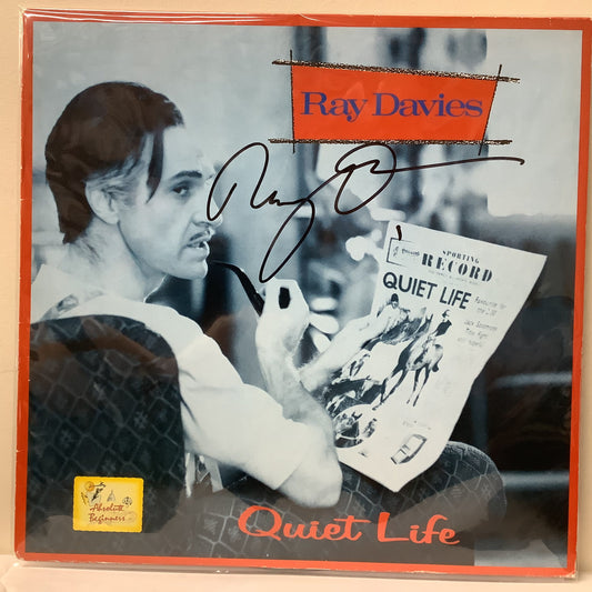 Ray Davies - Quiet Life - Autographed 12" Single Vinyl Record Hub