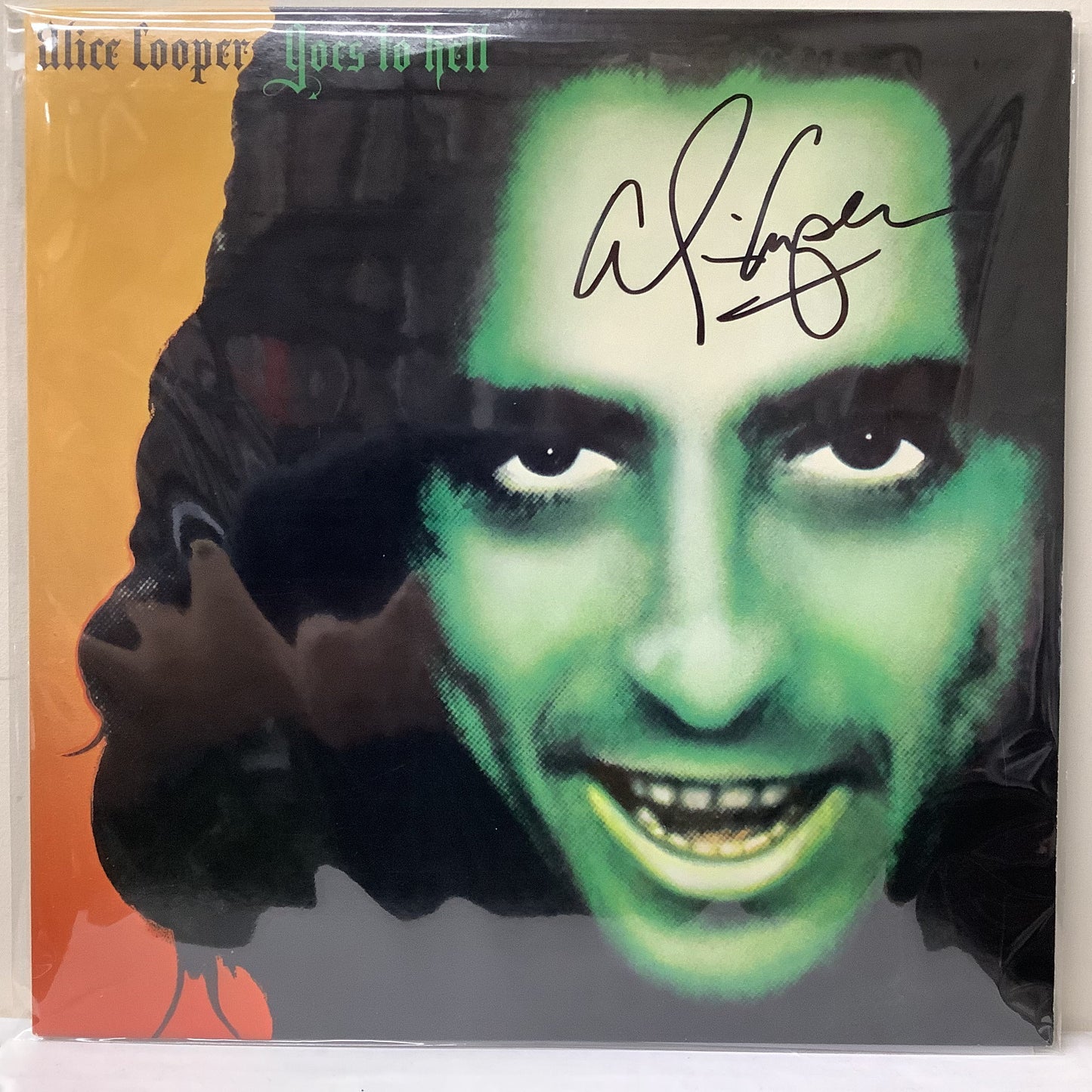Alice Cooper - Goes to Hell - Autographed LP Vinyl Record Hub