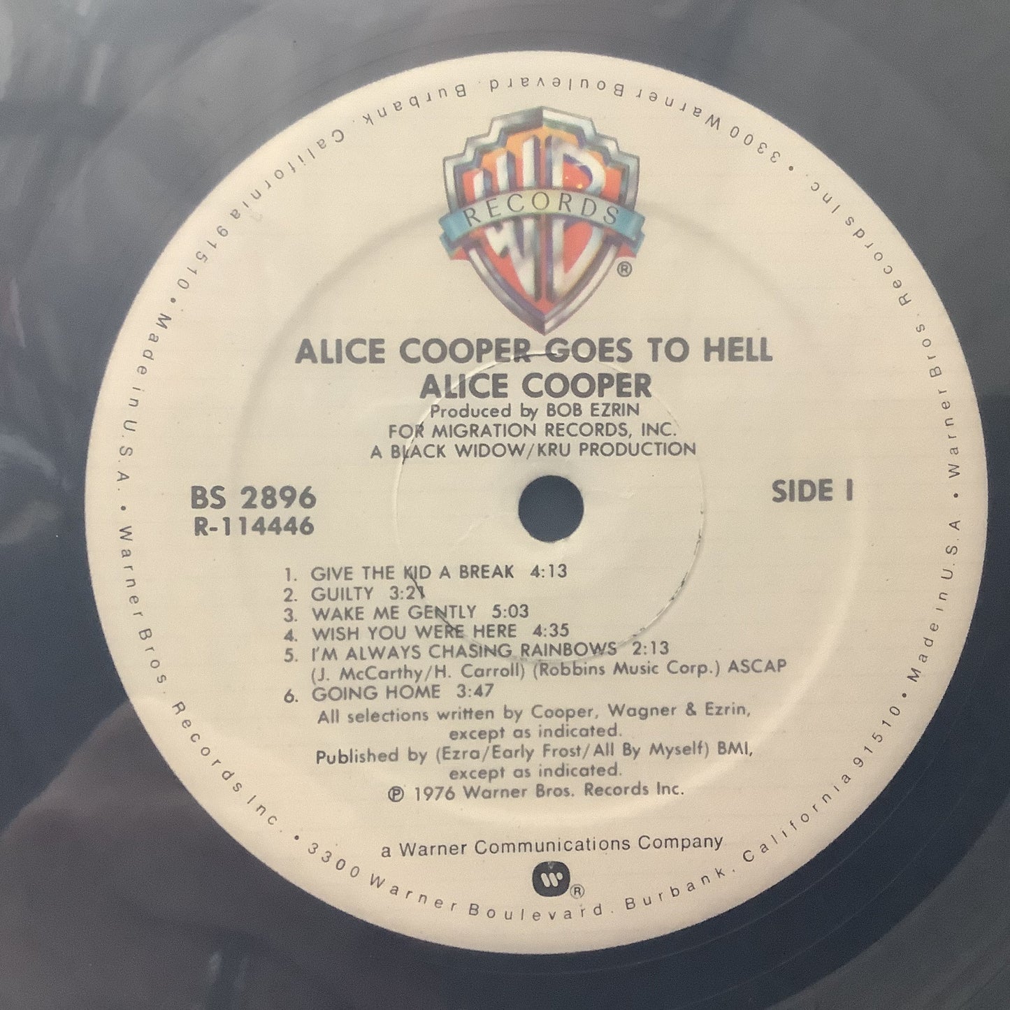 Alice Cooper - Goes to Hell - Autographed LP Vinyl Record Hub