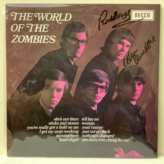 The Zombies - The World of the Zombies - Autographed LP Vinyl Record Hub