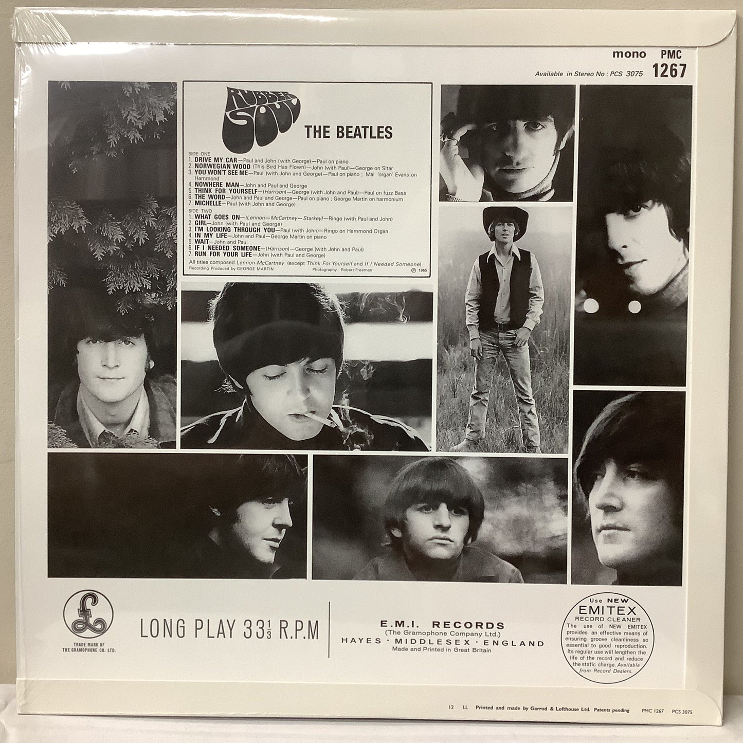 The Beatles - Rubber Soul - Mono LP Vinyl Record Hub