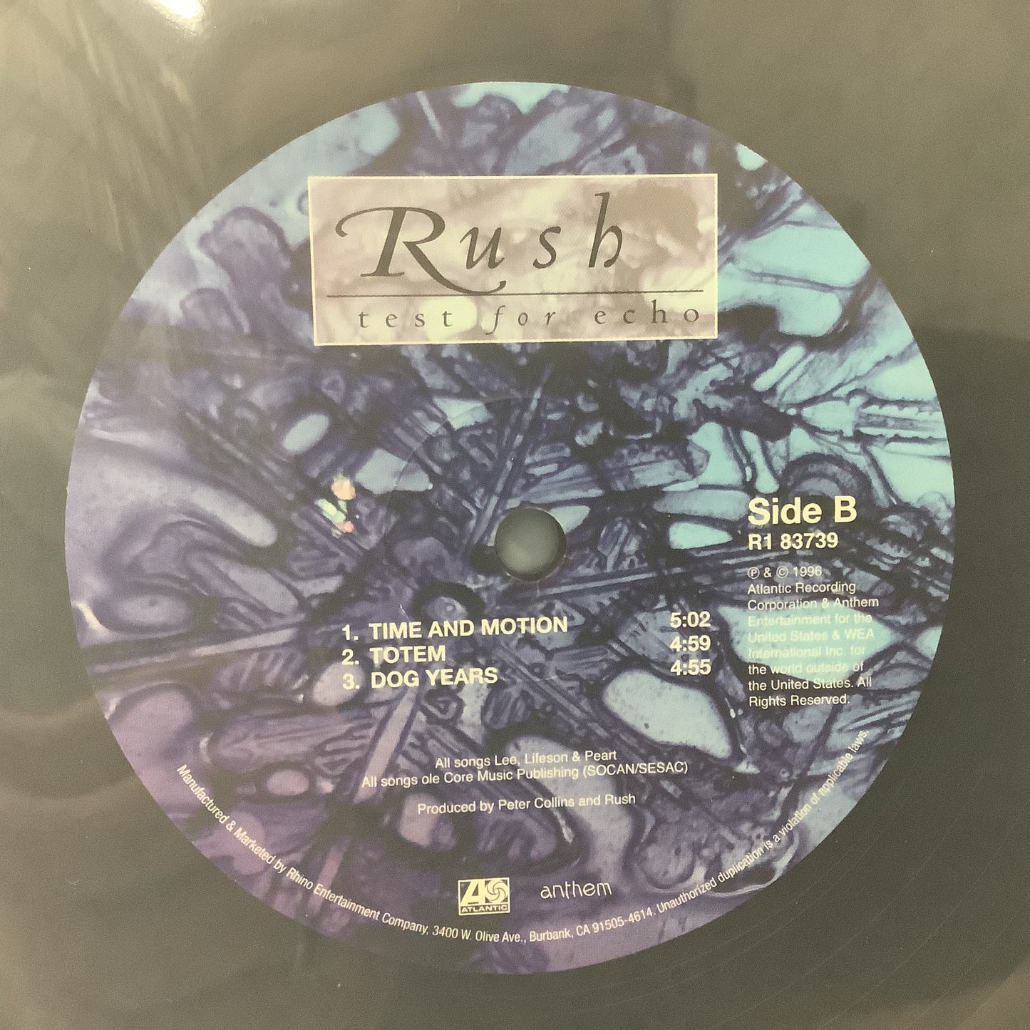 Rush - Rest for Echo - 200g 2x LP Vinyl Record Hub