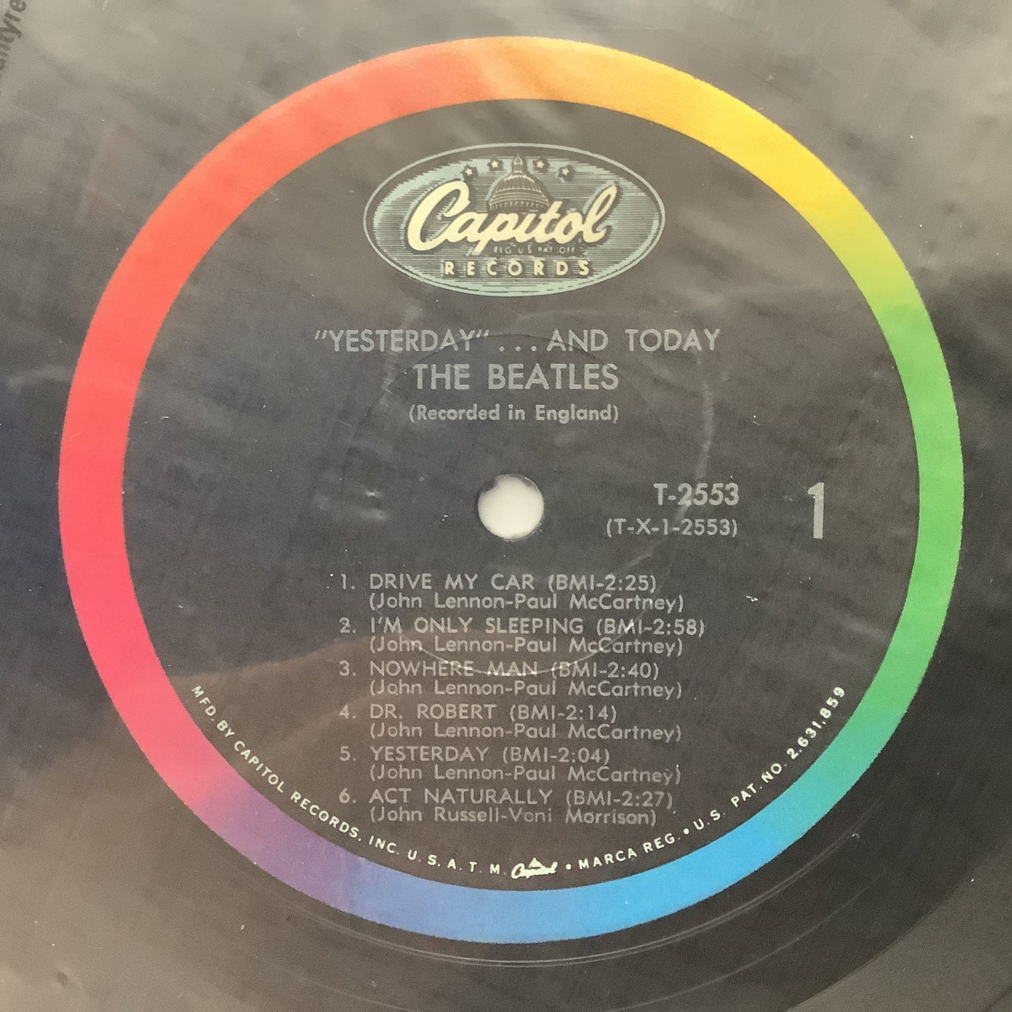 The Beatles - Yesterday And Today - Mono Promo LP Vinyl Record Hub