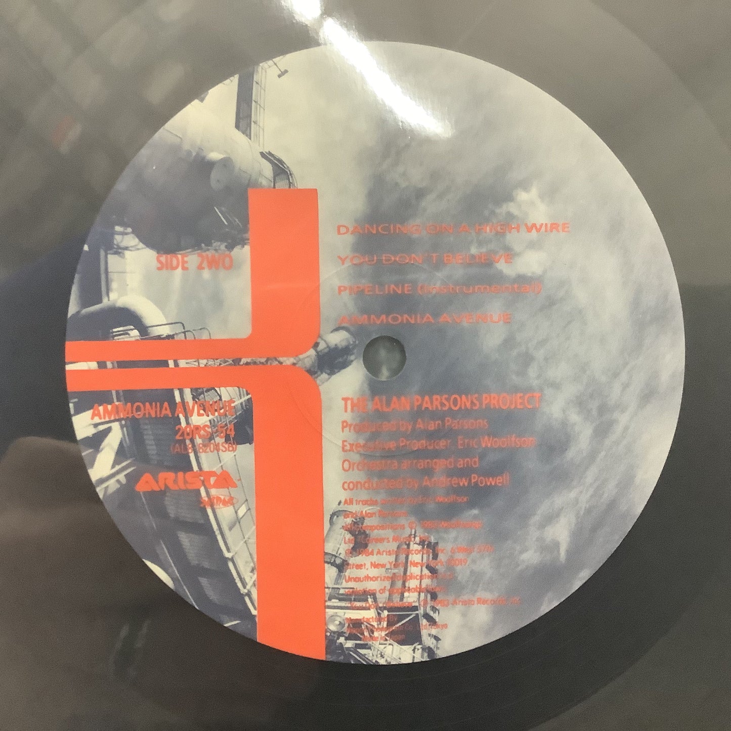 The Alan Parsons Project - Ammonia Avenue - Autographed LP Vinyl Record Hub