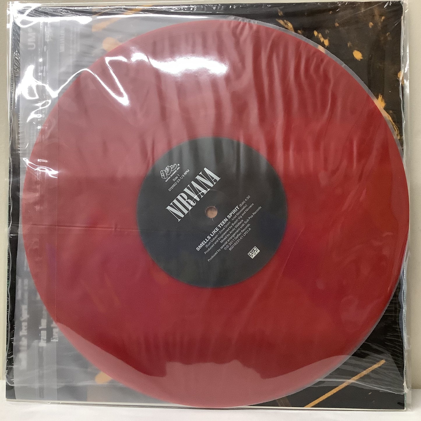 Nirvana - Smells Like Teen Spirit - 10" Red Vinyl Single Vinyl Record Hub