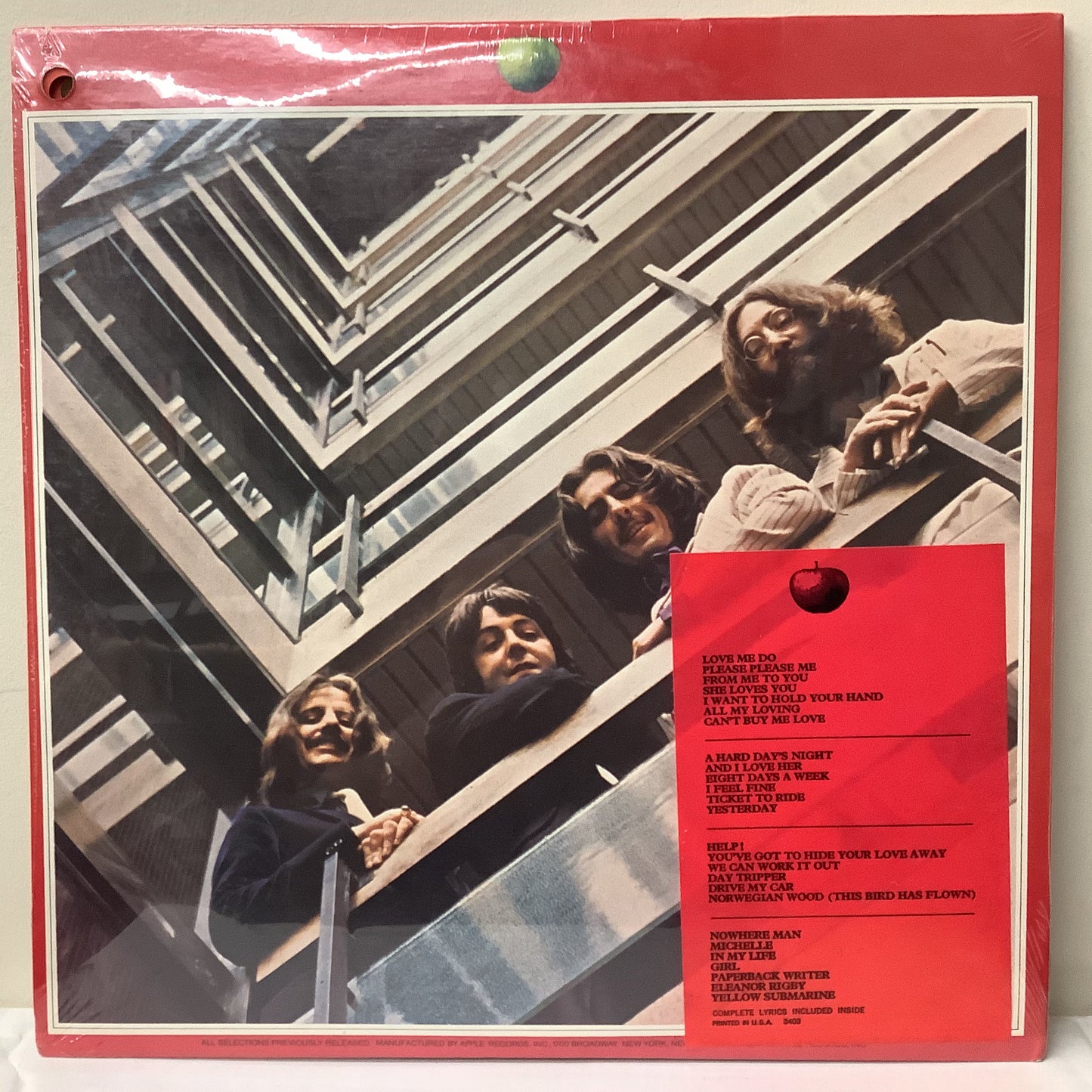 The Beatles - 1962-1966 - Apple Promo 2x LP Vinyl Record Hub