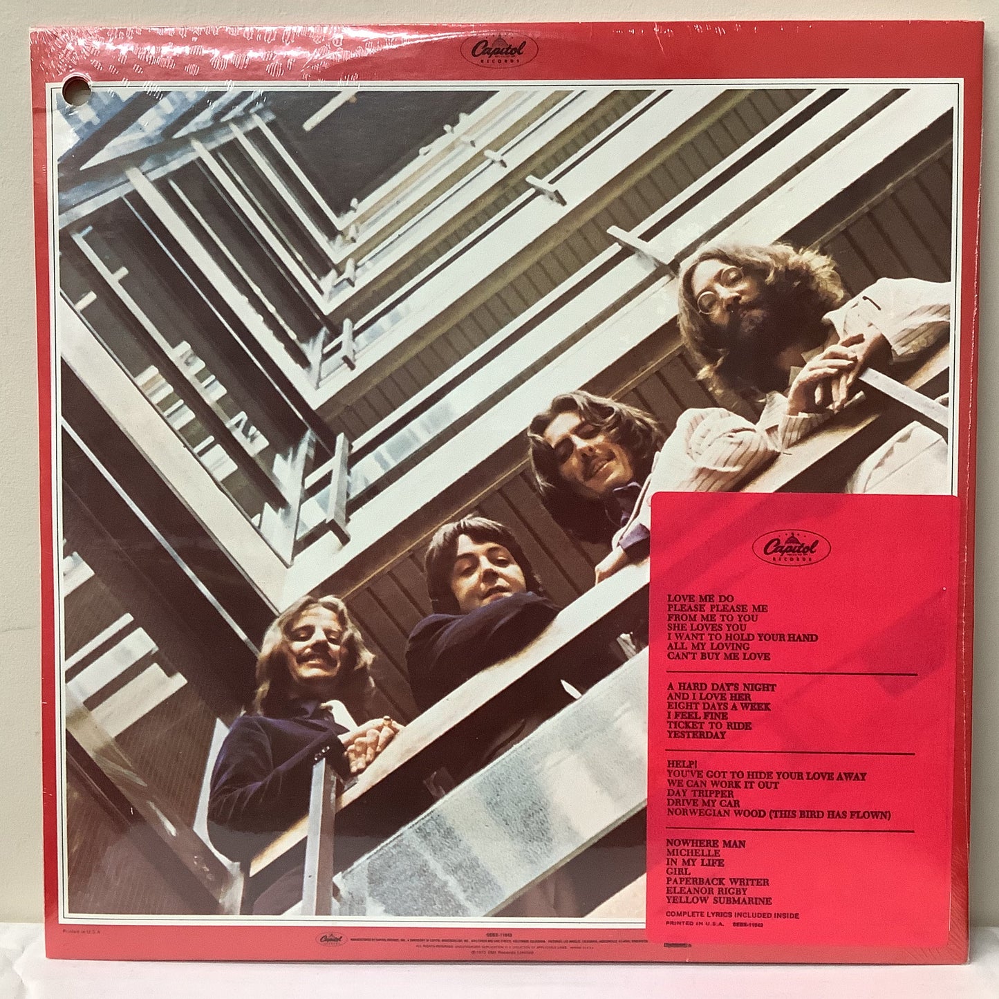 The Beatles - 1962-1966 - Capitol Red Vinyl Promo 2x LP Vinyl Record Hub