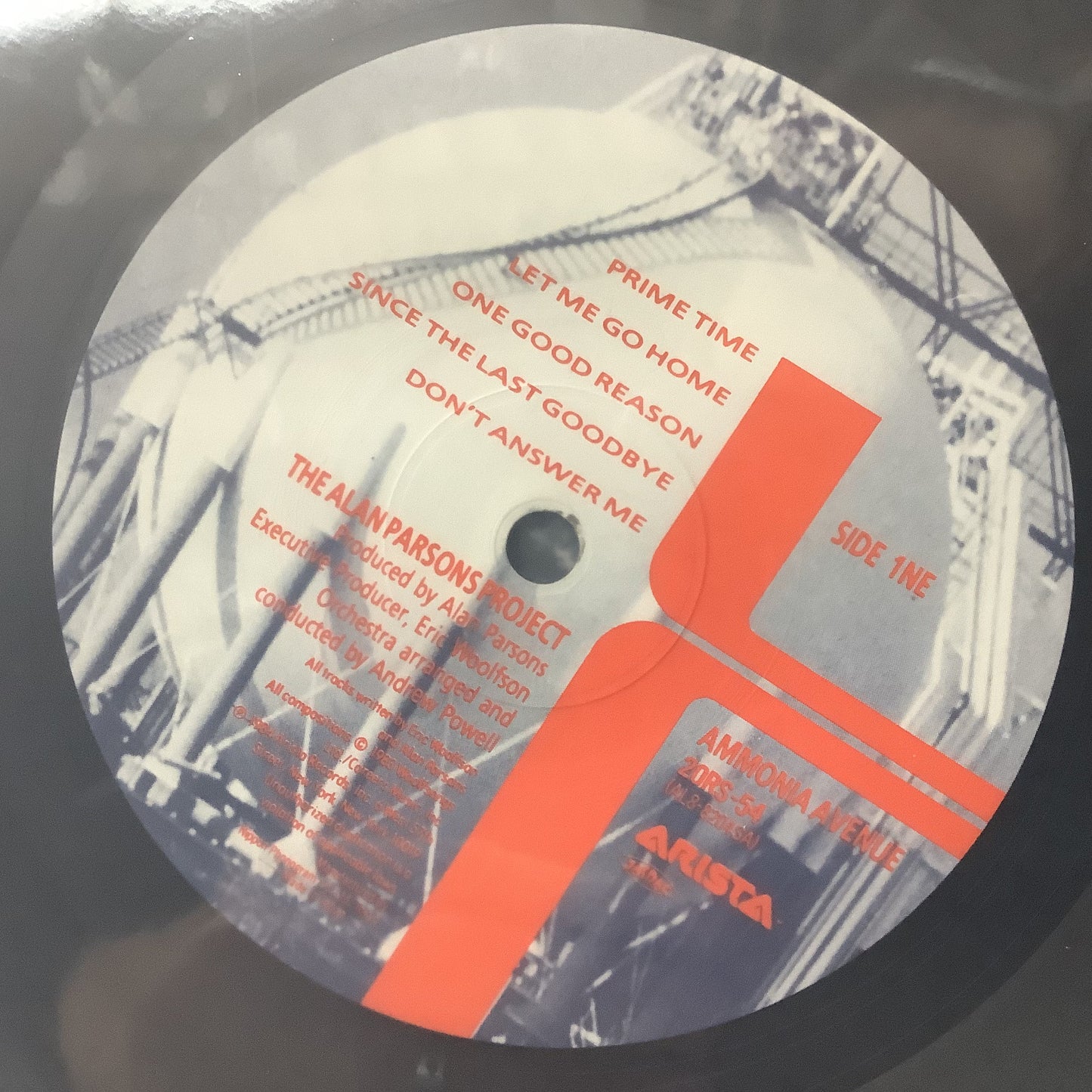 The Alan Parsons Project - Ammonia Avenue - Autographed LP Vinyl Record Hub