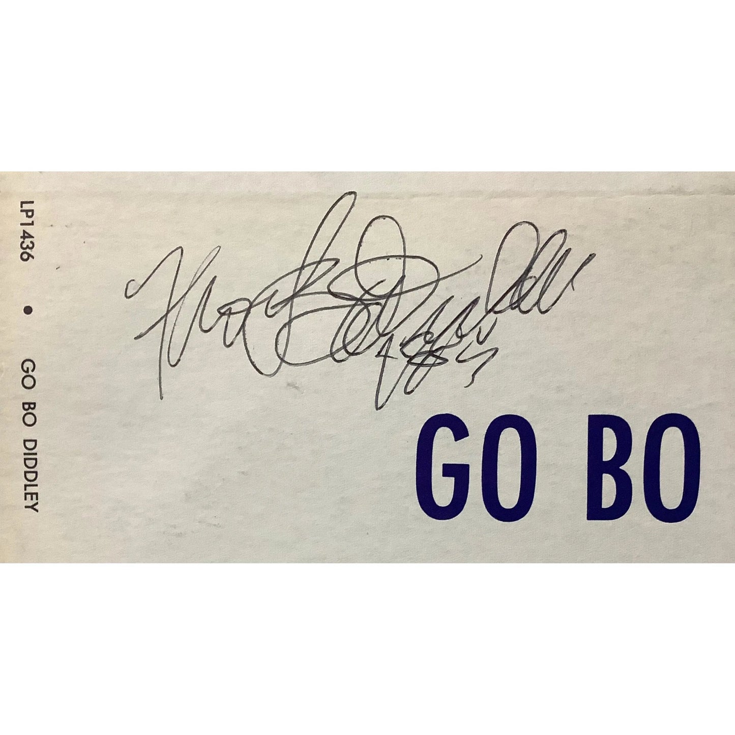 Bo Diddley - Go Bo Diddley - Autographed LP Vinyl Record Hub
