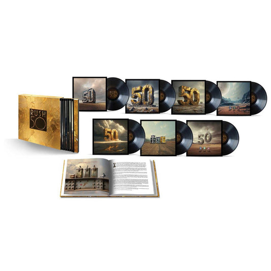 Rush - Rush 50 (Deluxe) - 7x LP & Book Box Set Vinyl Record Hub