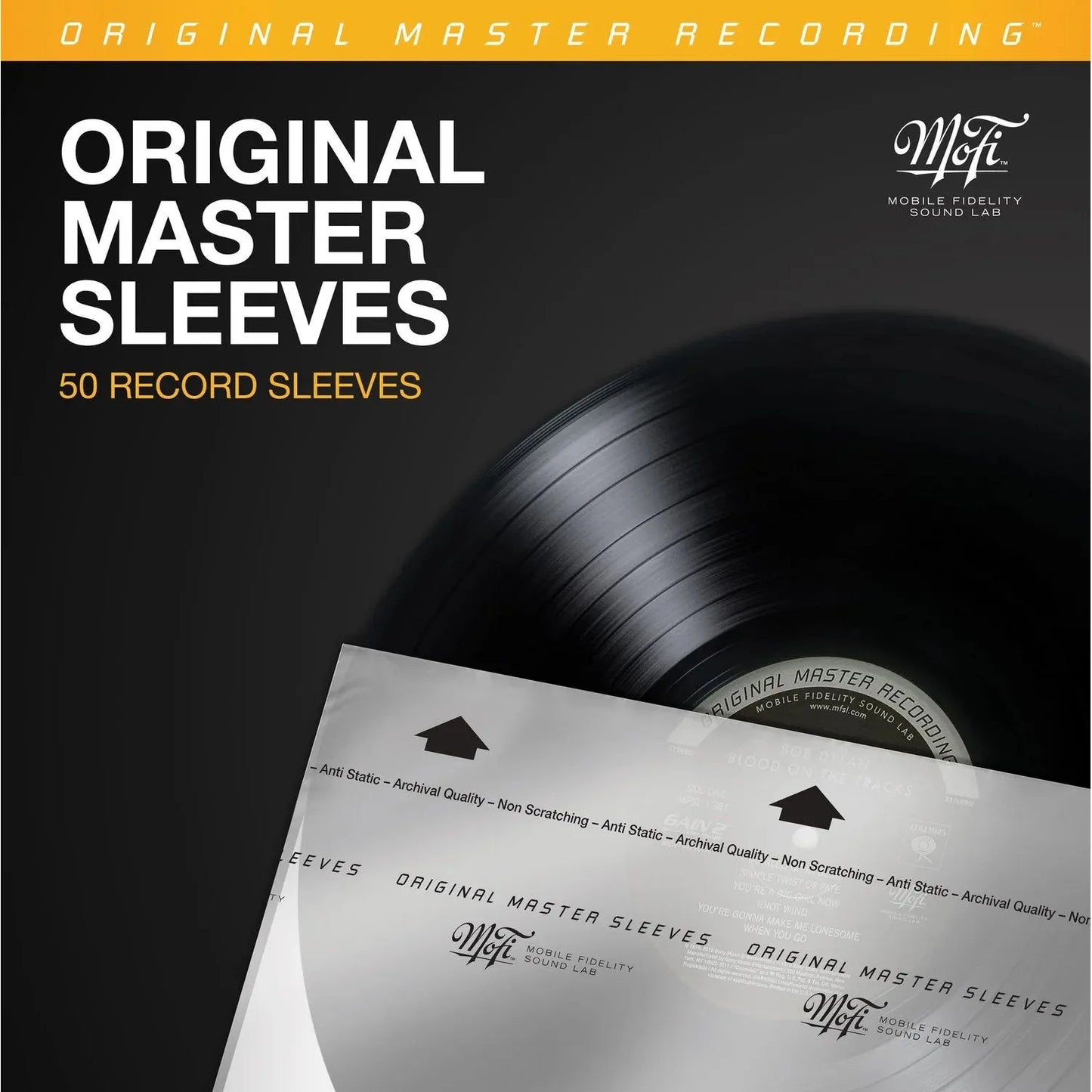 Mobile Fidelity - Inner Sleeves 50 Pack Vinyl LP Hub
