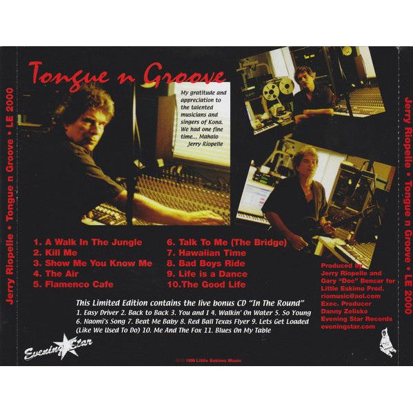 Jerry Riopelle - Tongue N Groove - CD Vinyl Record Hub