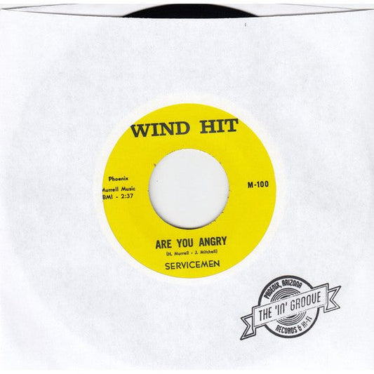 Servicemen - Are You Angry / Need a Helping Hand - 7" Single Vinyl Record Hub