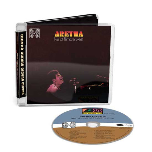 Aretha Franklin - Live at Fillmore West - Quadio Blu-Ray Audio Disc Vinyl Record Hub