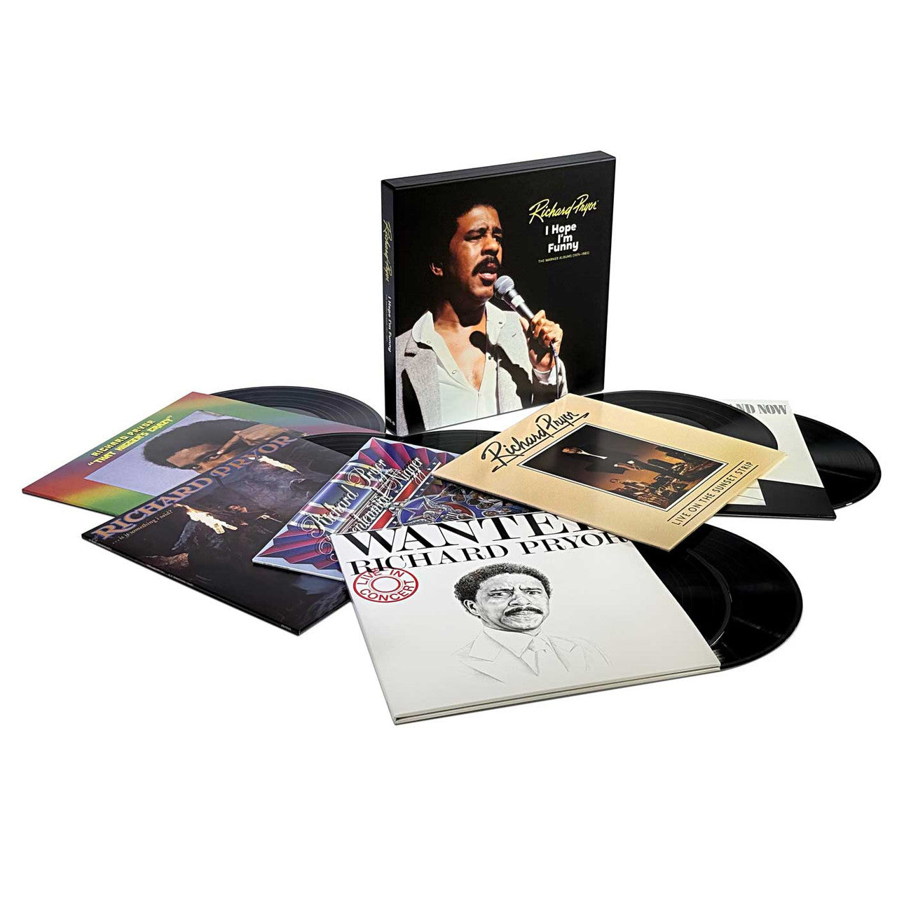 Richard Pryor - I Hope I'm Funny: The Warner Albums (1974-1983) - Box Set LP Vinyl Record Hub