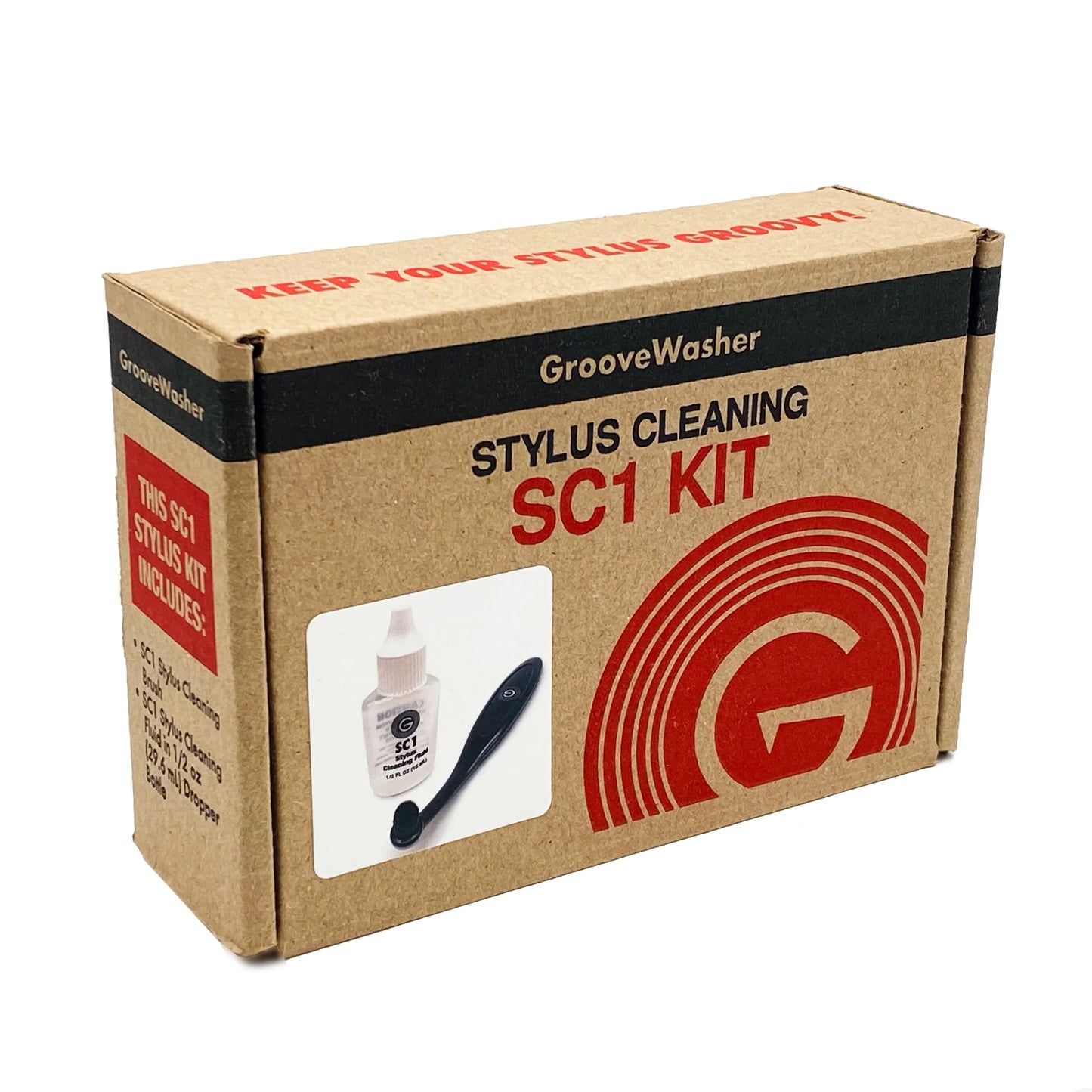 Groovewasher - Stylus Cleaning SC1 Kit Vinyl Record Hub