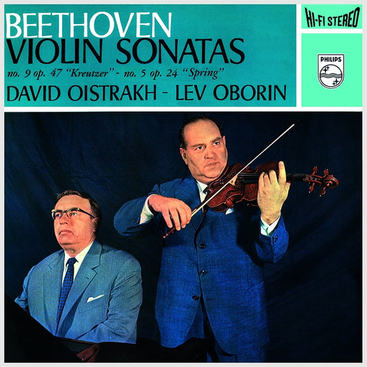 Lew Oborin and David Oistrakh - Beethoven: Sonatas for Piano and Violin Nos. 5 & 9 - Speakers Corner LP Vinyl LP Hub