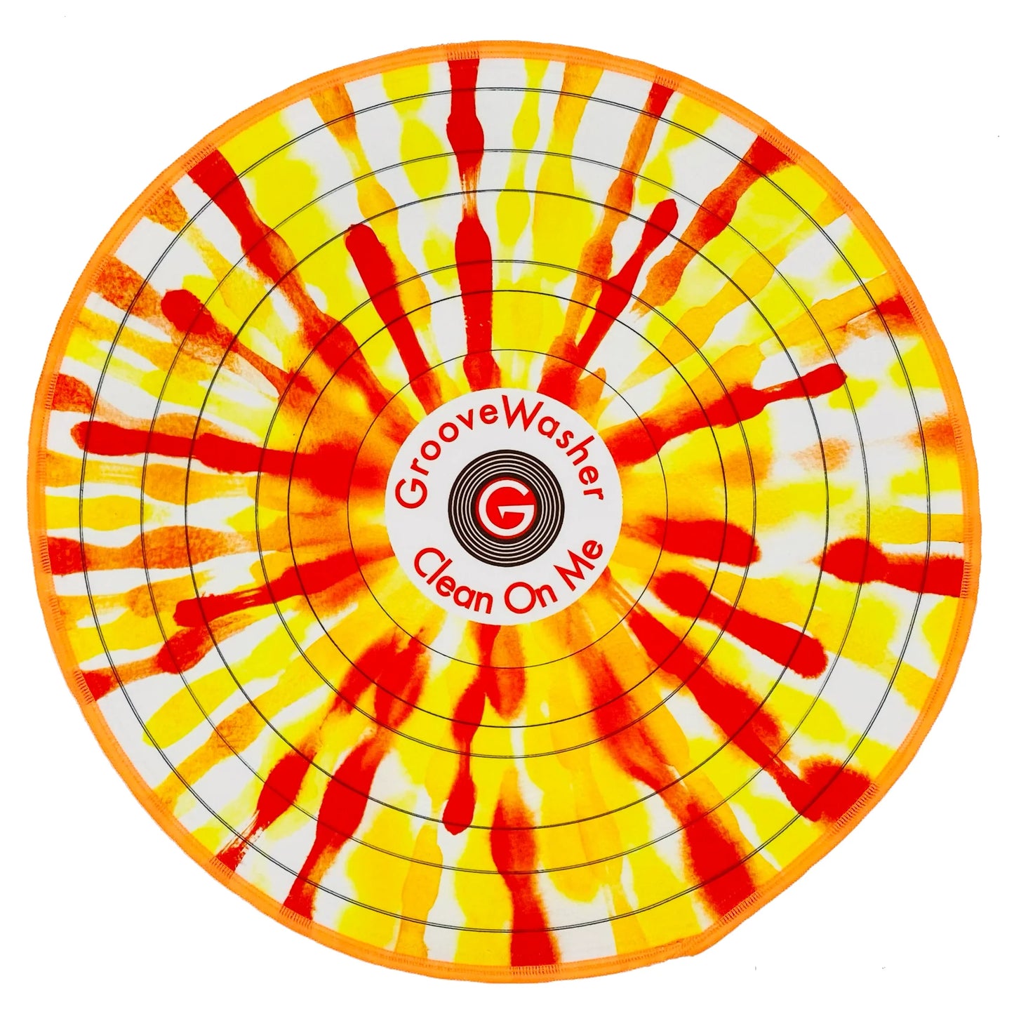 GrooveWasher - 'Splash' Record Cleaning Mat Vinyl LP Hub