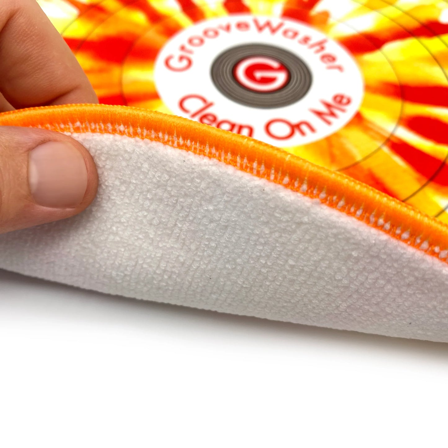 GrooveWasher - 'Splash' Record Cleaning Mat Vinyl LP Hub
