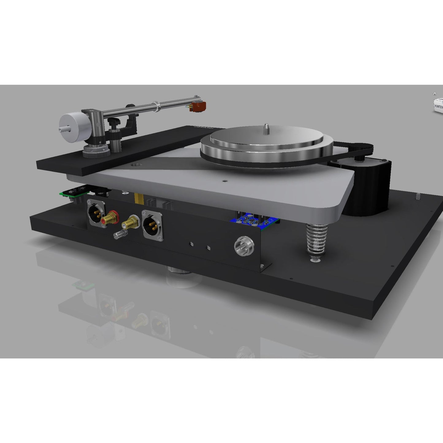 Thorens - TD 1601 Sub-Chassis Turntable Vinyl Record Hub