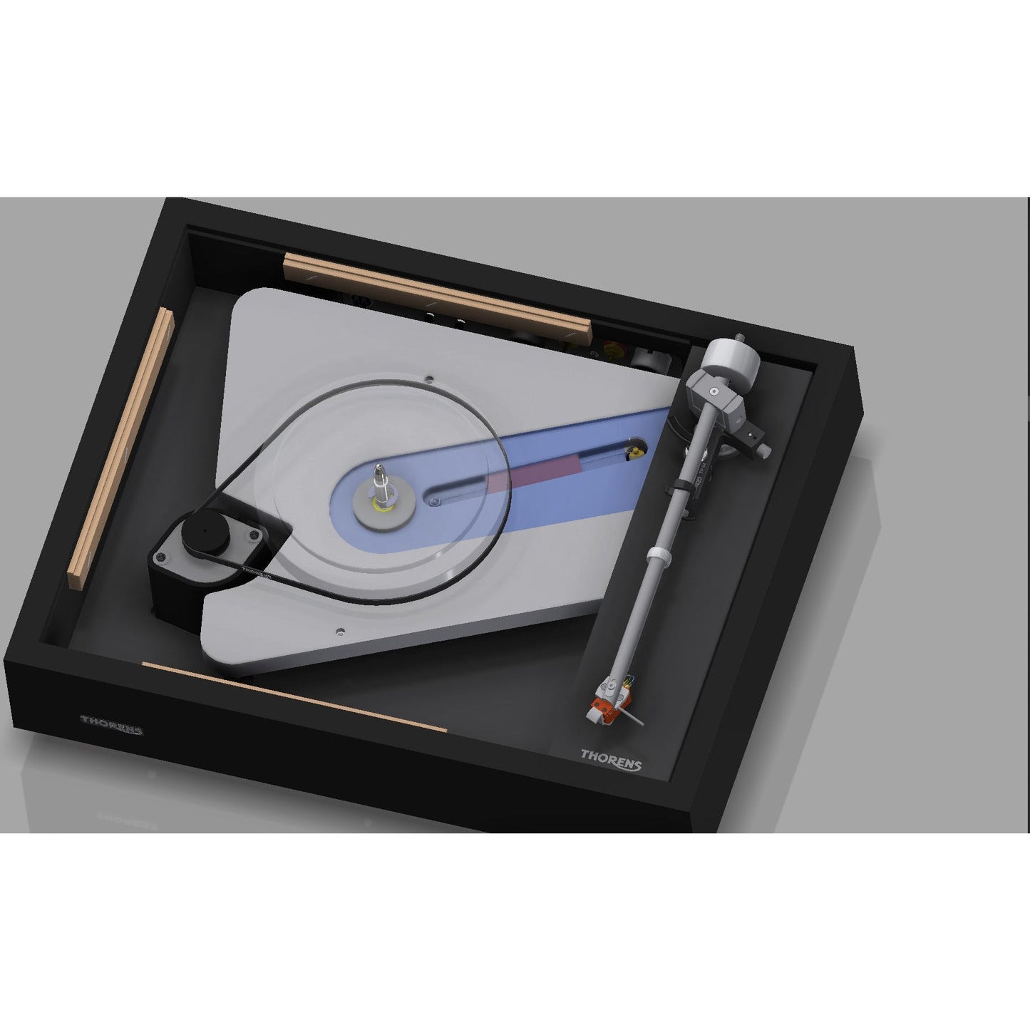 Thorens - TD 1601 Sub-Chassis Turntable Vinyl Record Hub