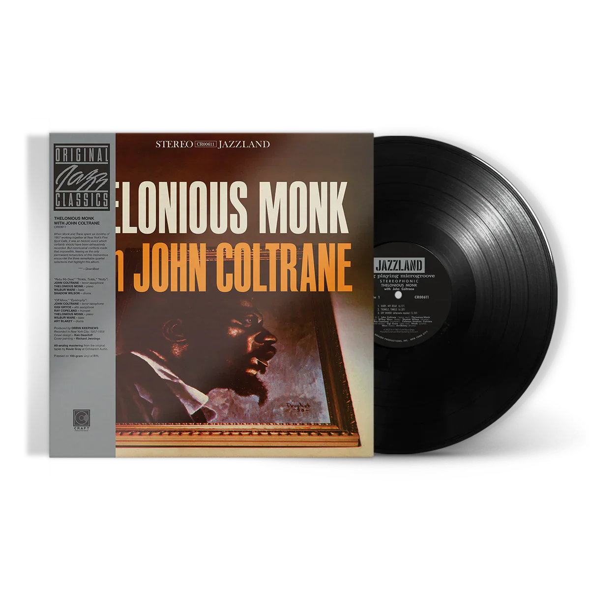 Thelonious Monk - Thelonious Monk with John Coltrane - OJC LP Vinyl Record Hub