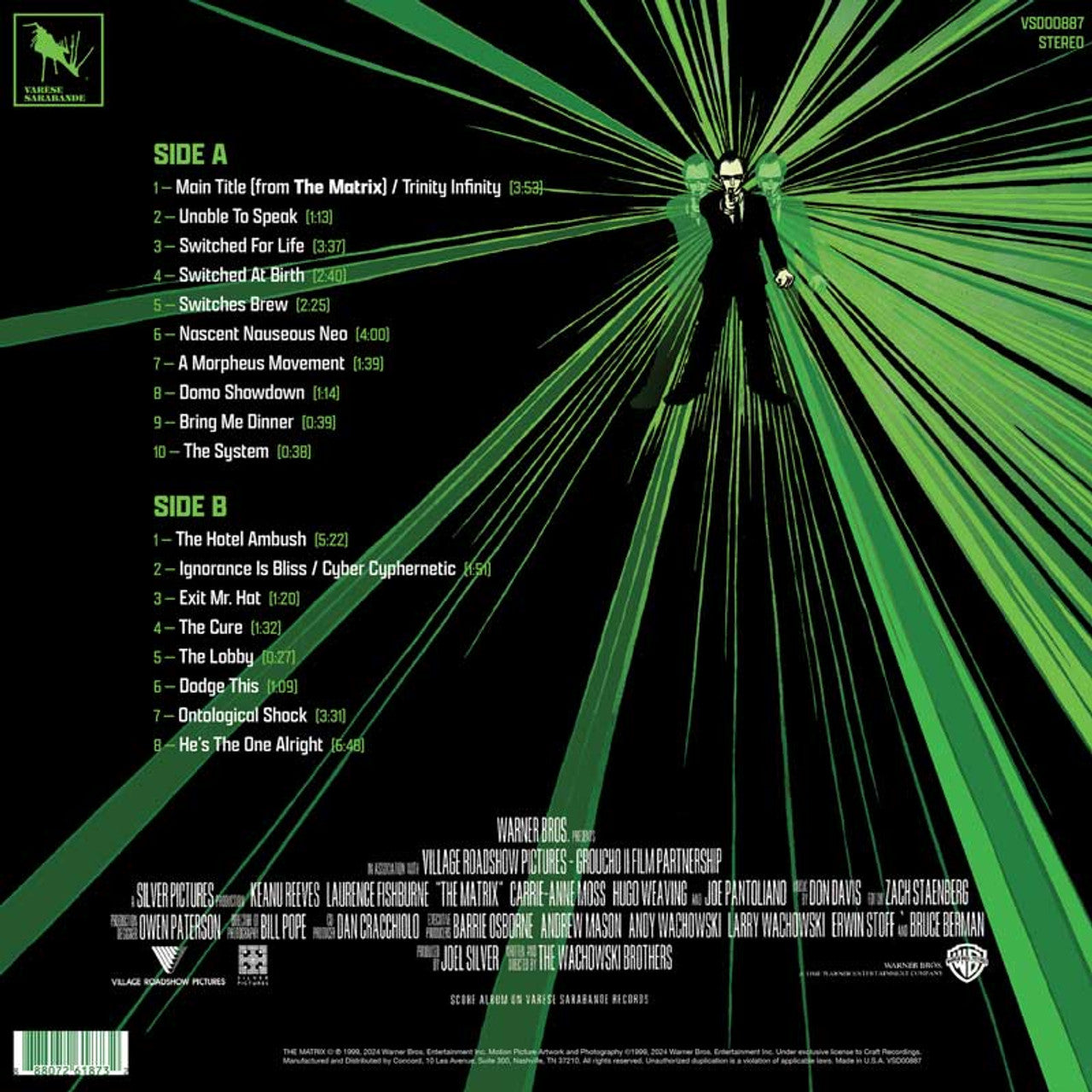 The Matrix (25th Anniversary) - Original Motion Picture Soundtrack - LP Vinyl Record Hub