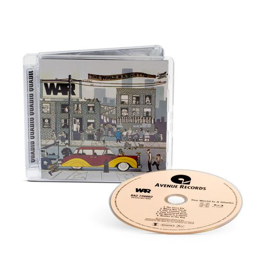 WAR - The World Is a Ghetto - (Quadio) Blu-Ray Audio Disc Vinyl Record Hub