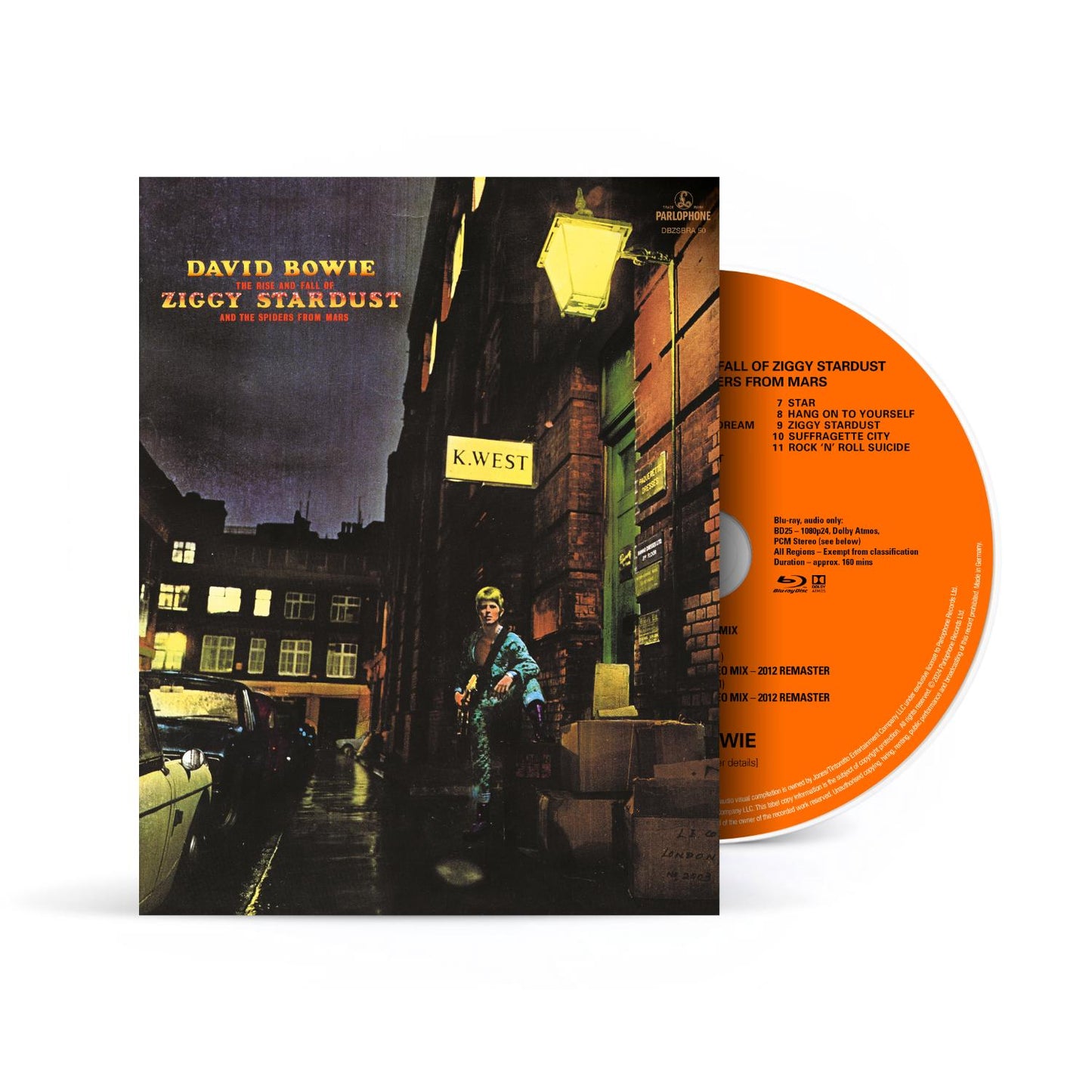 David Bowie - The Rise and Fall of Ziggy Stardust - Blu-Ray Audio Disc Vinyl Record Hub