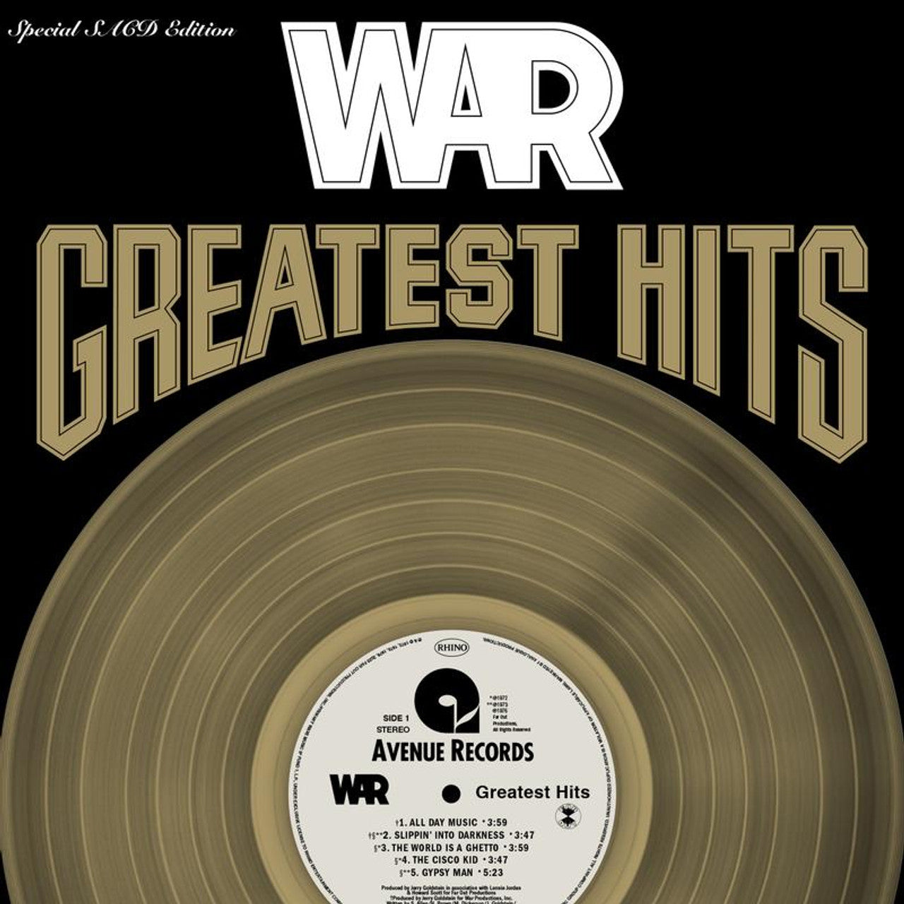 [Pre Order] War - Greatest Hits - Analogue Productions SACD * Vinyl LP Hub
