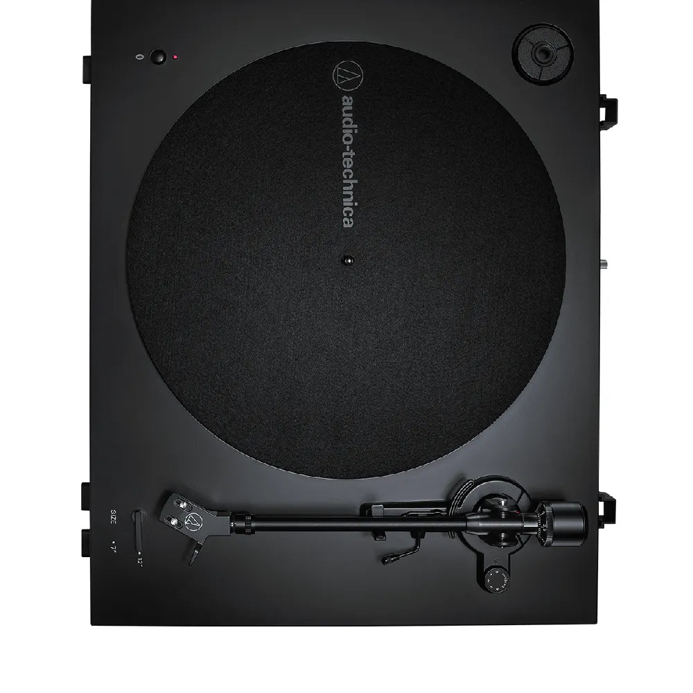 Audio Technica - AT-LP3XBT Fully Automatic Belt-Drive Turntable - Black Vinyl Record Hub