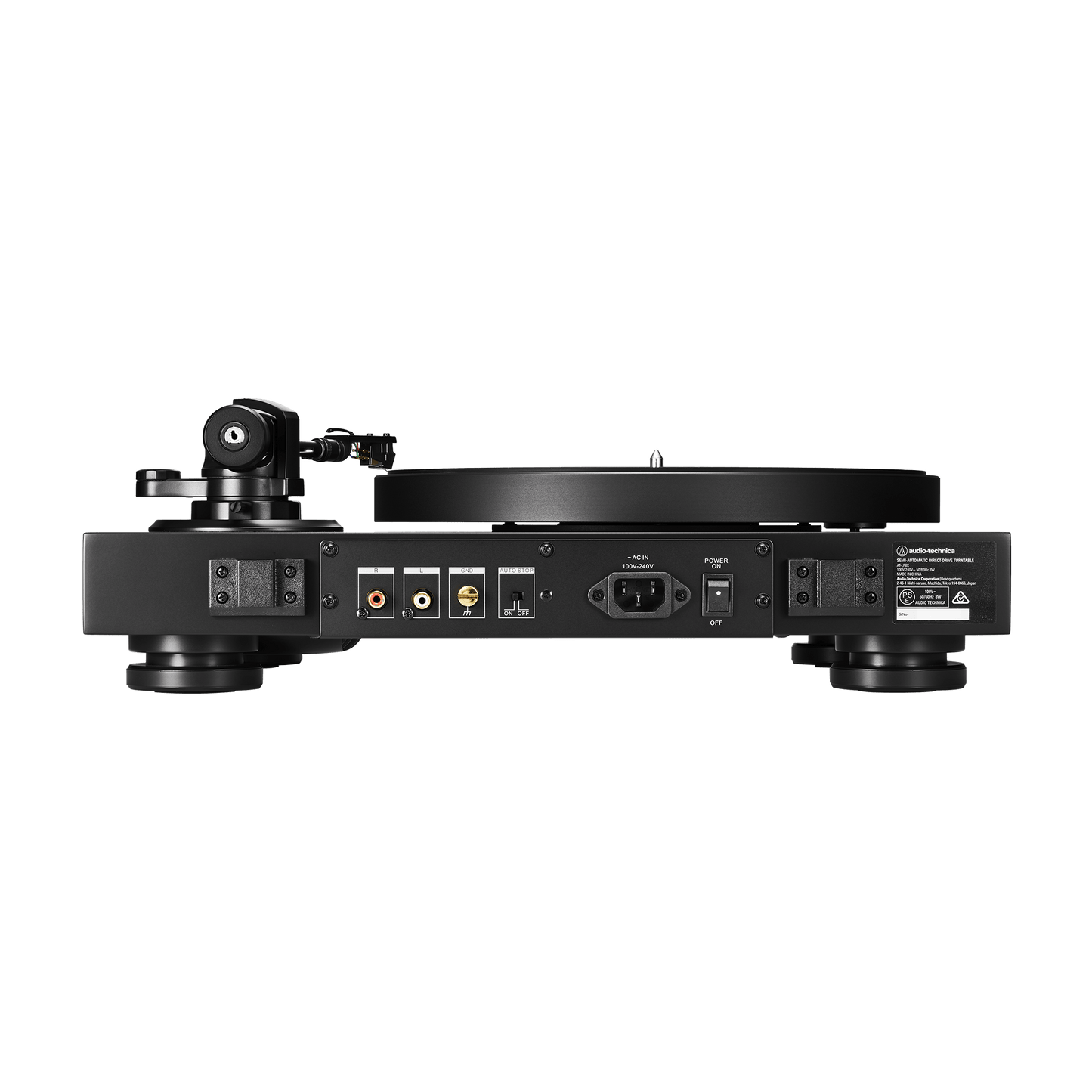 Audio Technica - AT-LP8X Semi-Automatic Direct-Drive Turntable Vinyl LP Hub