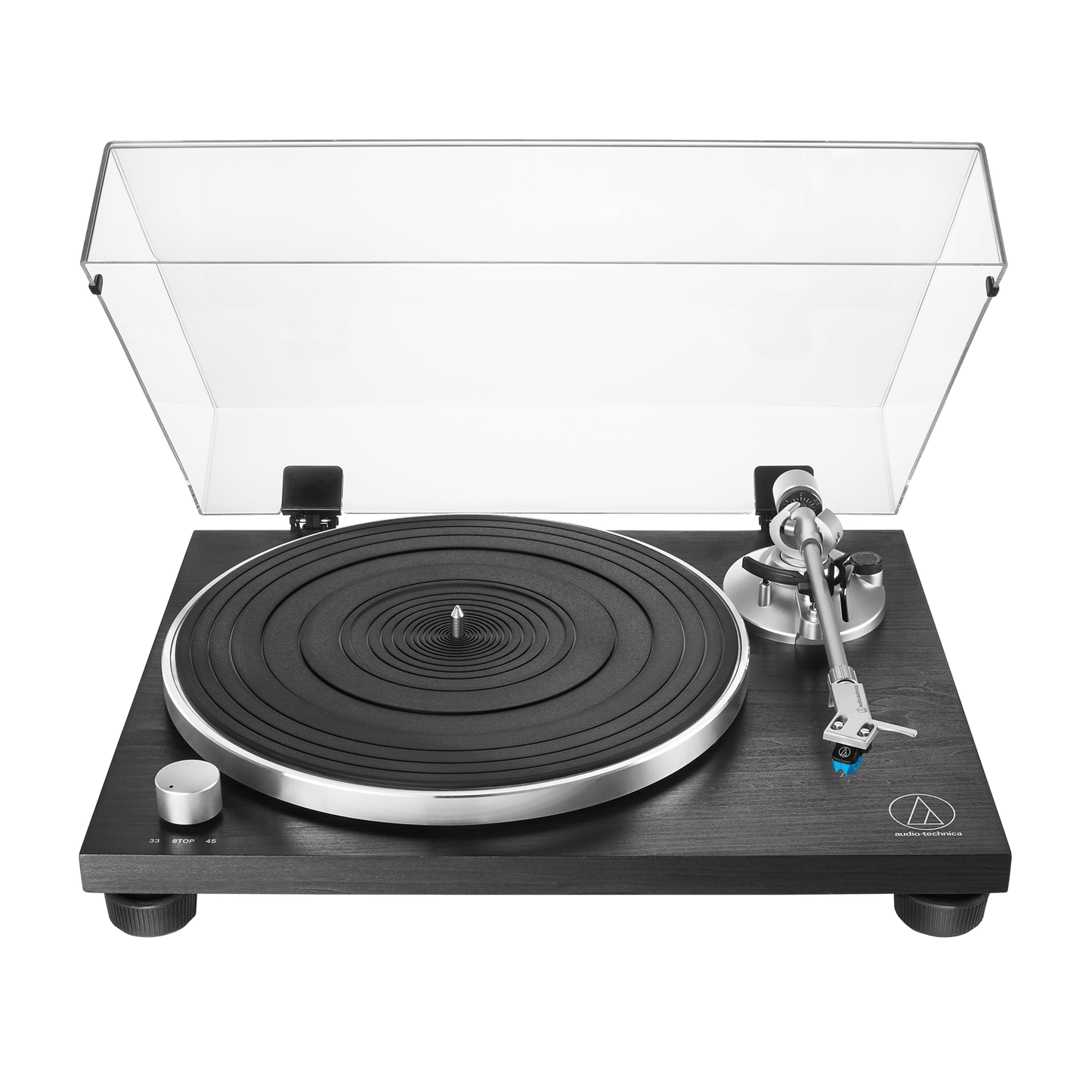 Audio-Technica - AT-LPW30 Manual Belt-Drive Turntable Vinyl Record Hub