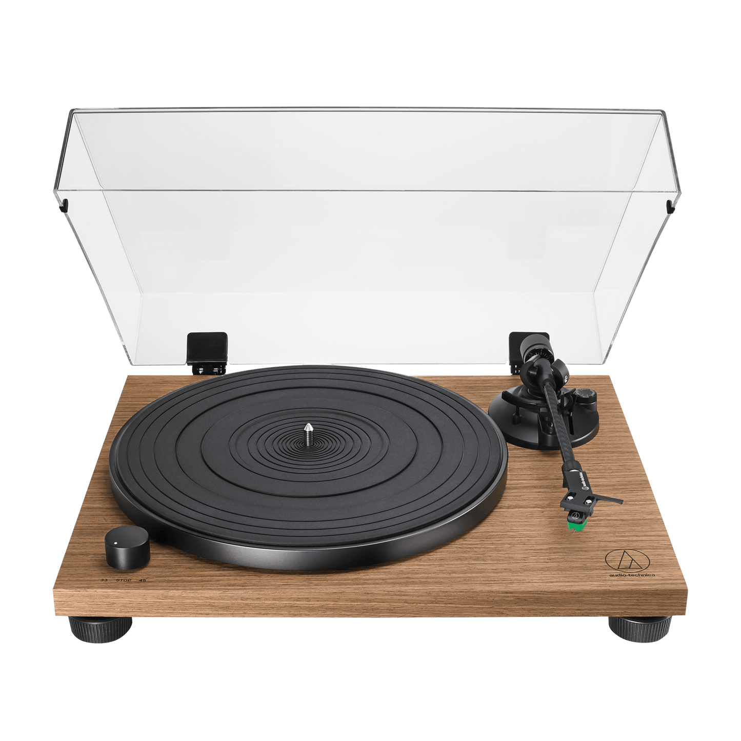 Audio Technica - AT-LPW40WN Fully Manual Belt-Drive Turntable Vinyl Record Hub