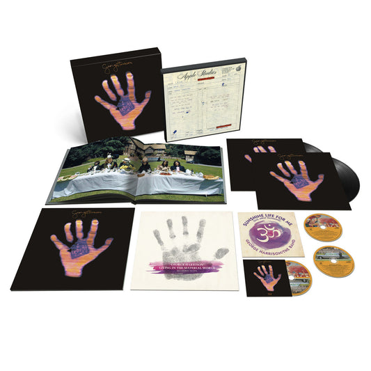 George Harrison - Living in the Material World (50th Anniversary) - 2X LP, 2X CD, Blu-Ray & 7" Boxed Set Vinyl Record Hub
