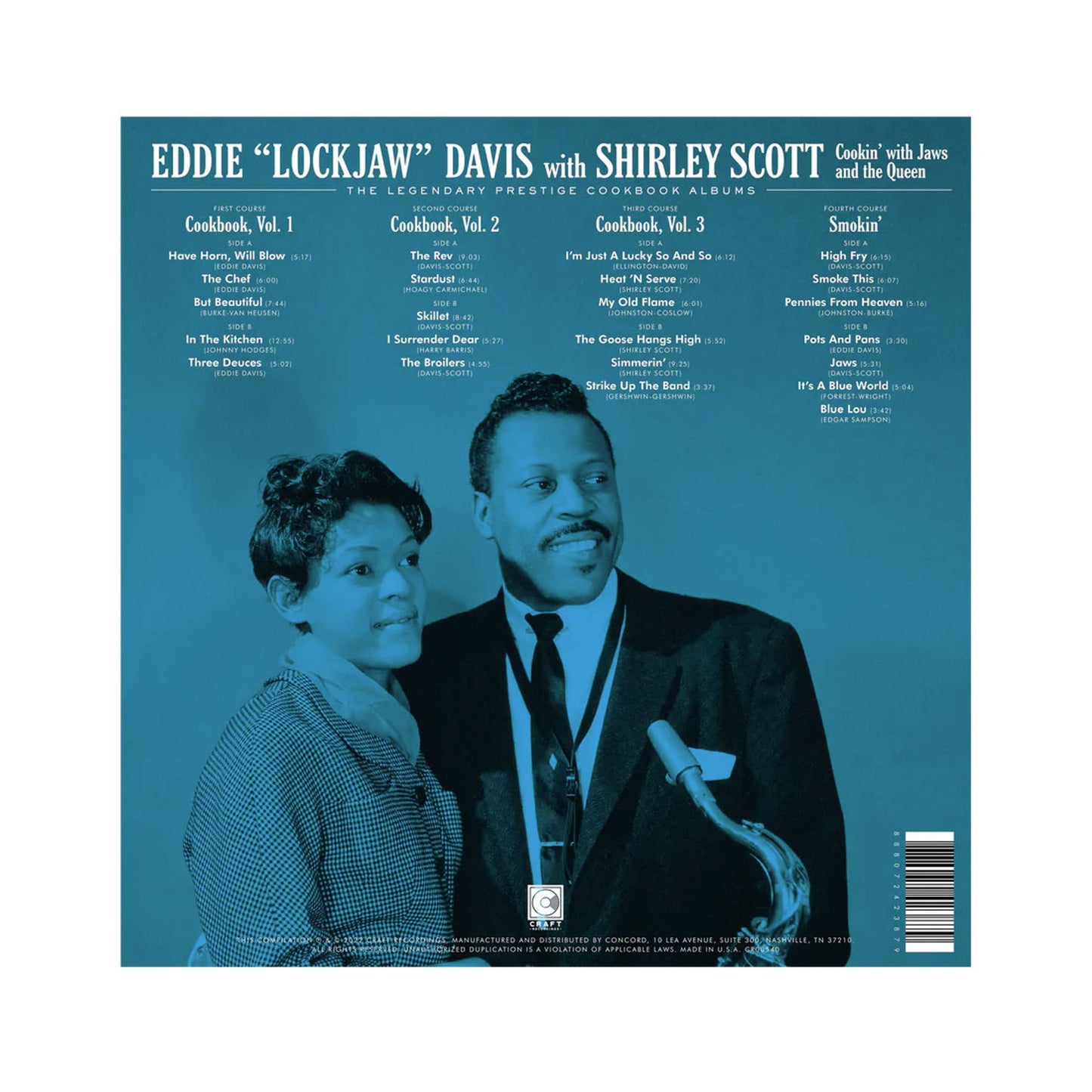 Eddie "Lockjaw" Davis with Shirley Scott - Cookin' - 4x LP Box Set Vinyl Record Hub