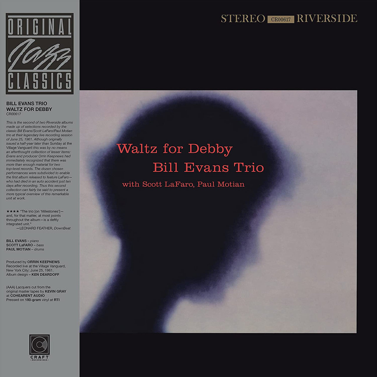 Bill Evans Trio - Waltz for Debby - OJC LP Vinyl Record Hub