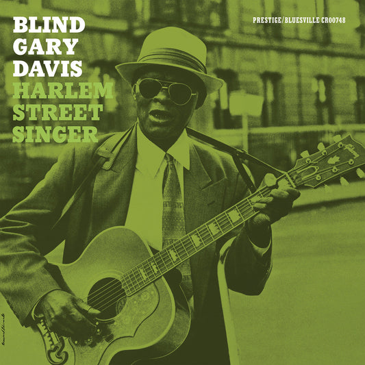 Blind Gary Davis - Harlem Street Singer - Bluesville Acoustic Sounds Series LP Vinyl Record Hub