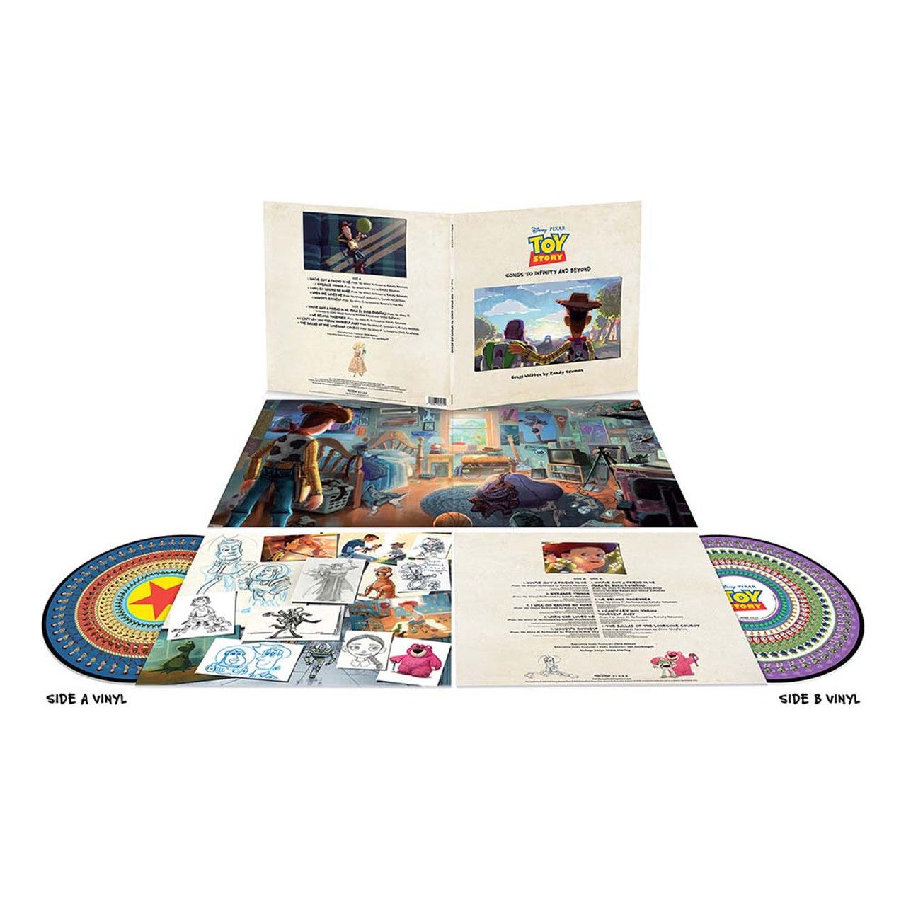 Toy Story: Songs to Infinity and Beyond - Randy Newman - Zoetrope LP Vinyl Record Hub