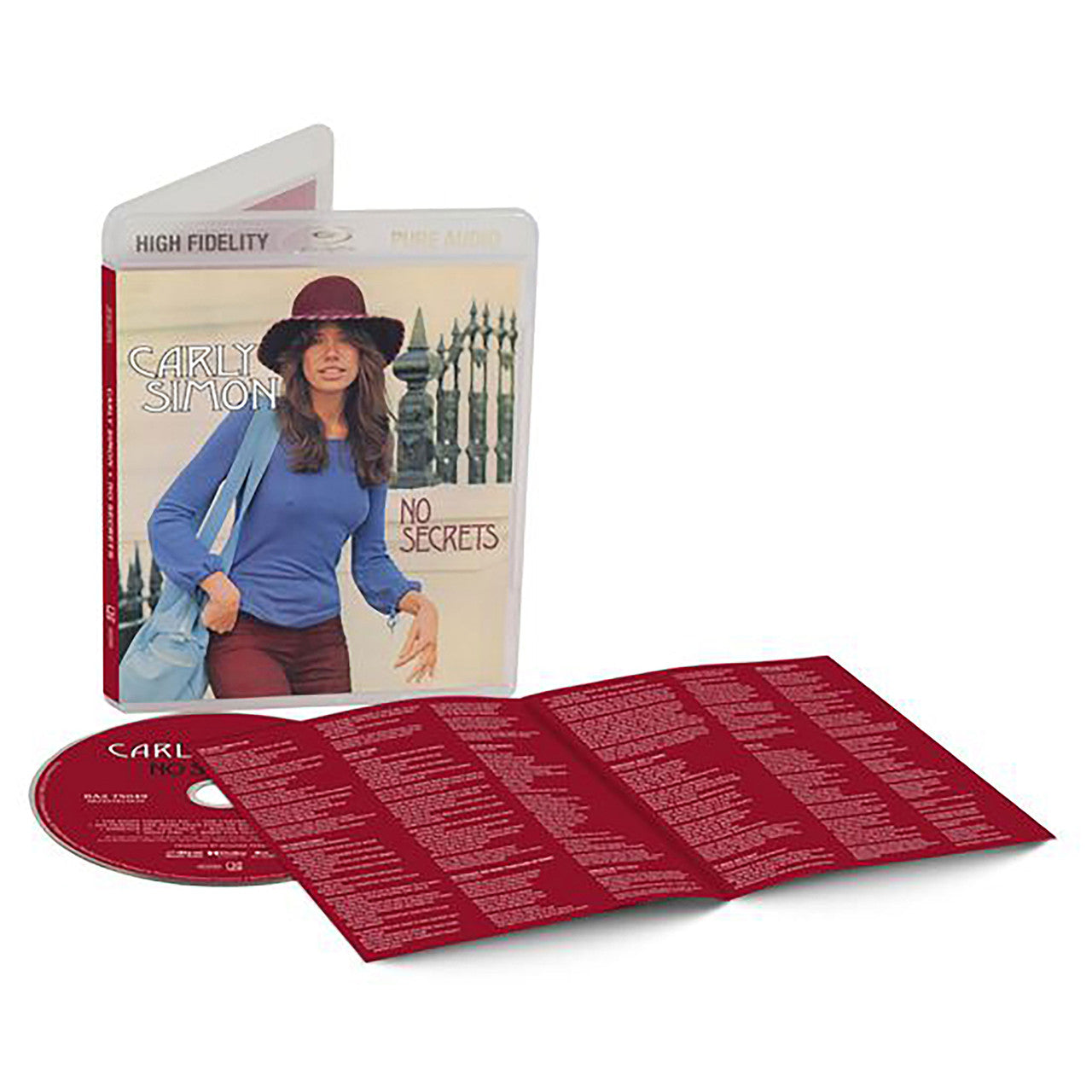 Carly Simon - No Secrets - Blu-Ray Audio Disc Vinyl Record Hub