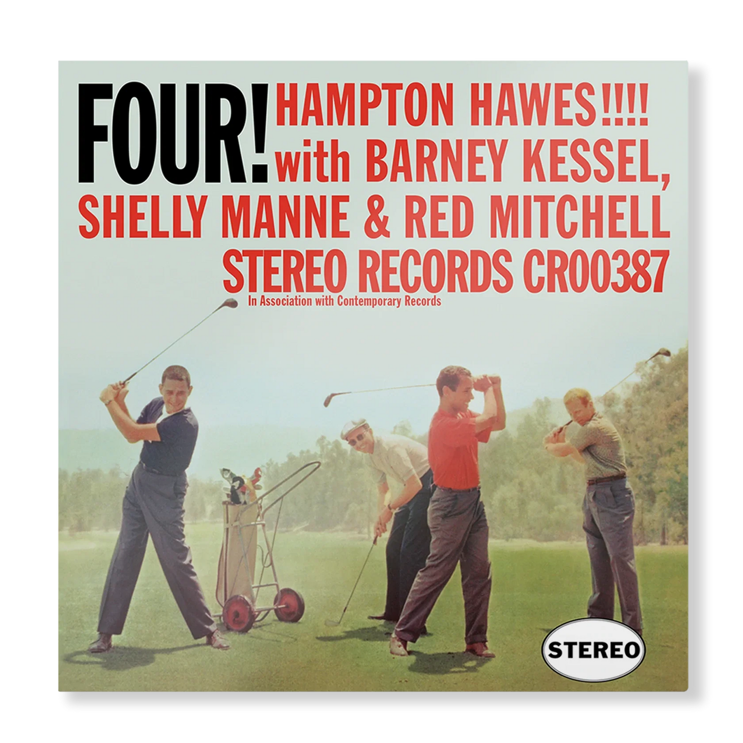 Hampton Hawes - Four! With Barney Kessel, Shelly Manne & Red Mitchell - Contemporary LP Vinyl Record Hub