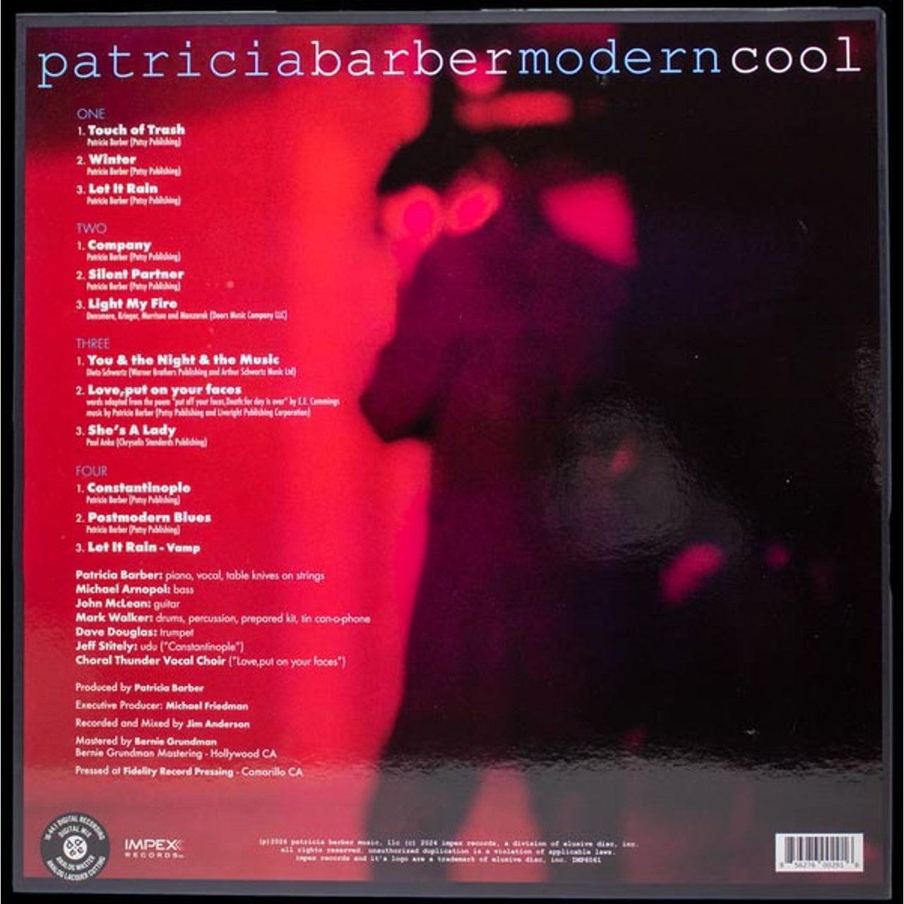 Patricia Barber - Modern Cool - Impex LP Vinyl LP Hub