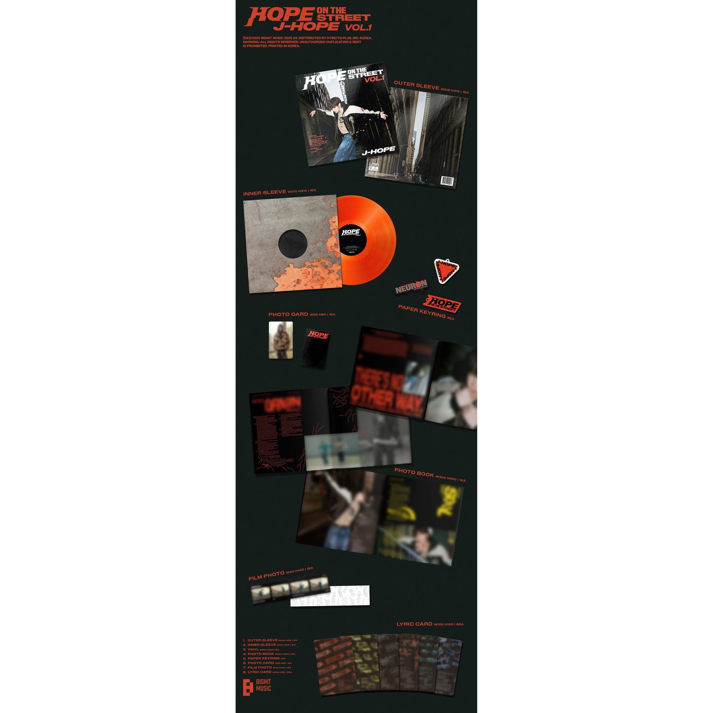 j-hope - Hope On The Streets Vol. 1 - LP Vinyl Record Hub
