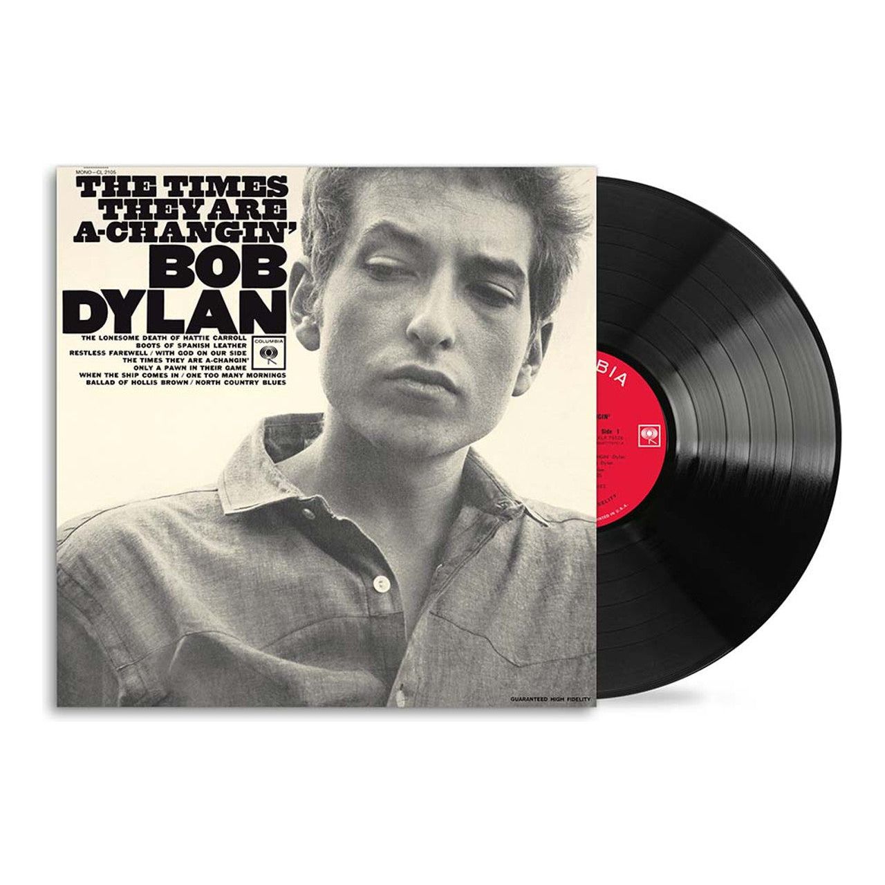 Bob Dylan - The Times They Are A-Changin' - Mono LP Vinyl Record Hub
