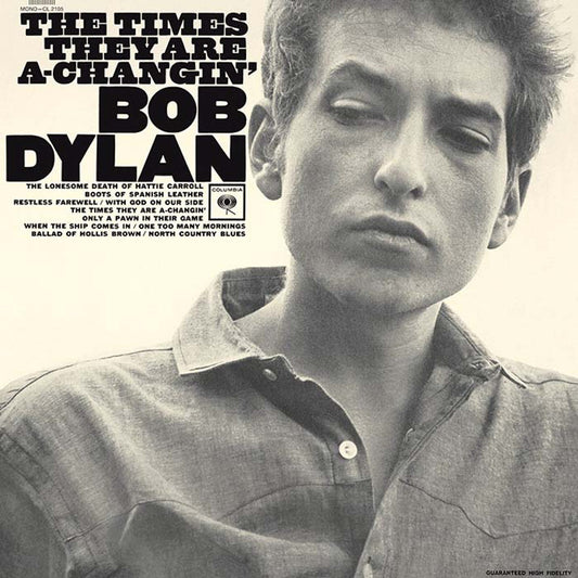 Bob Dylan - The Times They Are A-Changin' - Mono LP Vinyl Record Hub