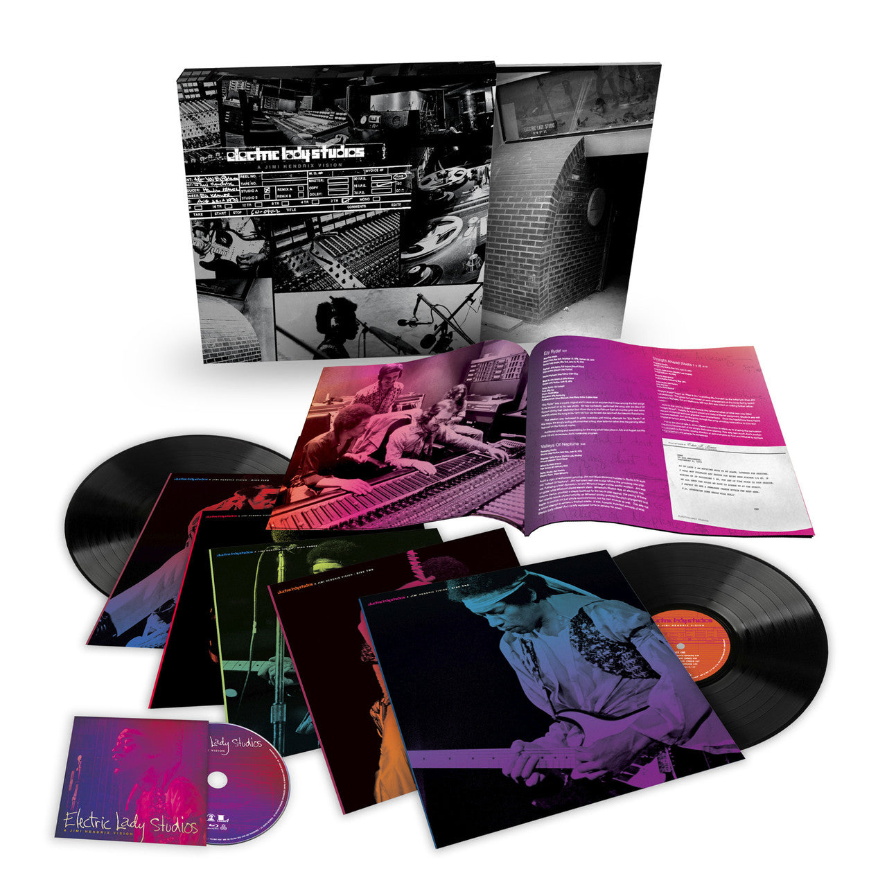 Jimi Hendrix - Electric Lady Studios: A Jimi Hendrix Vision - 5LP & Blu-Ray Box Set Vinyl Record Hub